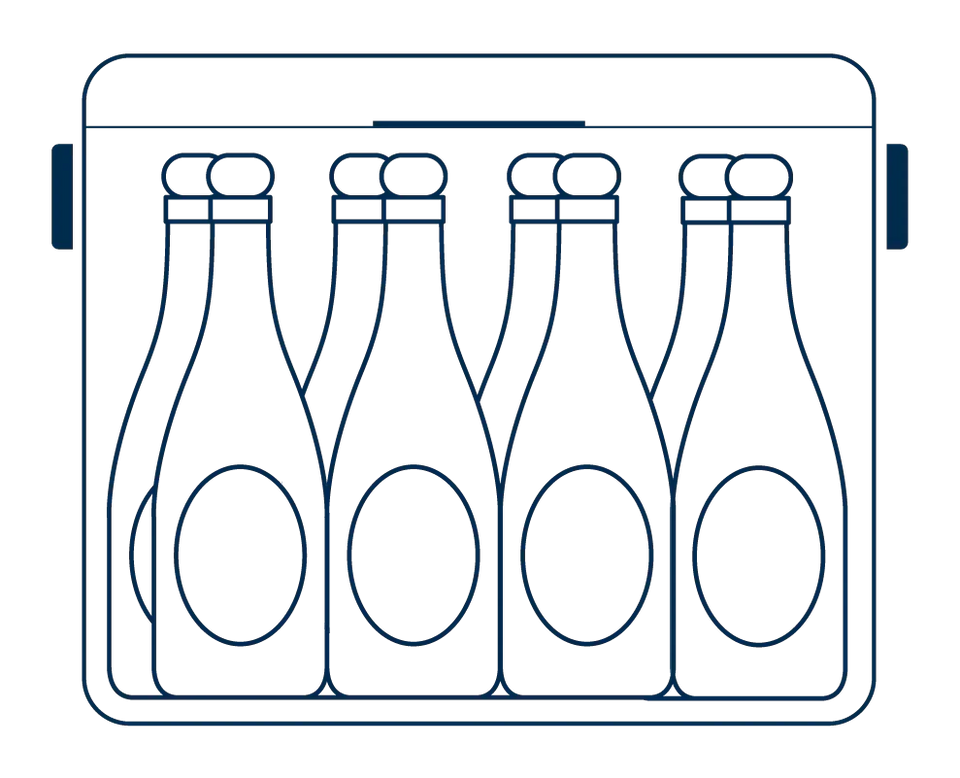 FIELDBAR GIN TRUNK - BAZARUTO BLUE